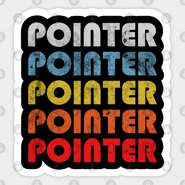 Pointer dog mom. Perfect present for mother dad friend him or her Sticker by SerenityByAlex